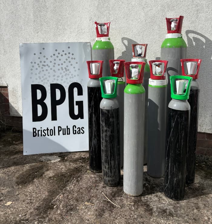 Pub gas suppliers, gas bottles. Carbon Dioxide & Nitrogen